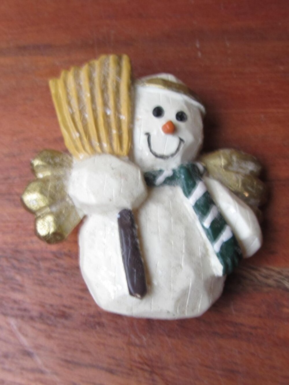 holiday snowman winter holiday brooch pin (W6743)